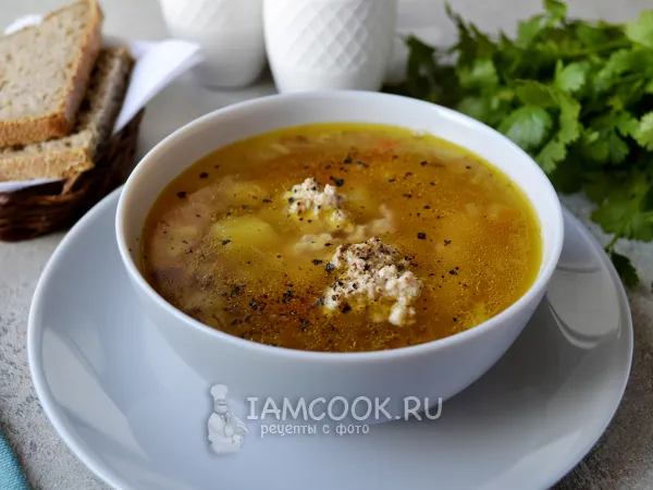 Фото блюда: Гороховый суп с фаршем