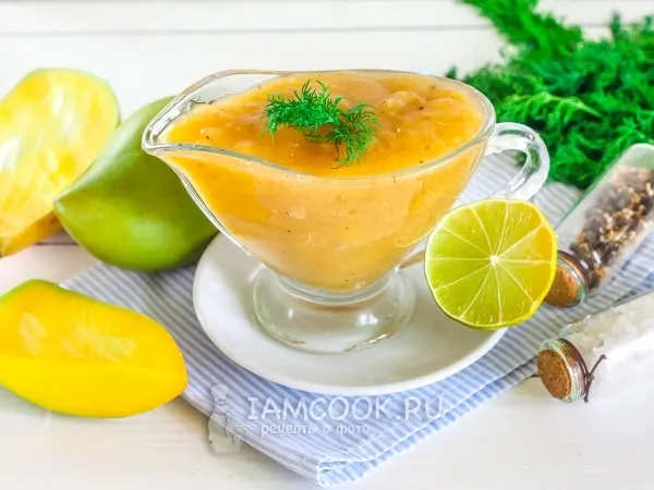 Фото блюда: Соус из манго (к мясу)