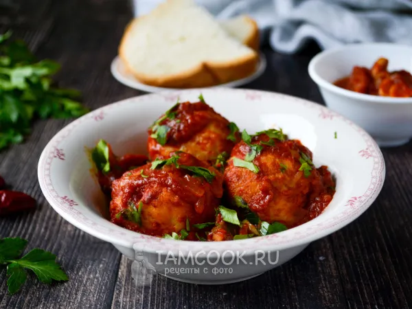 Фото блюда: Храйме (с рыбными тефтельками)