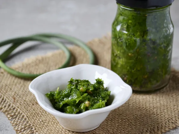 Фото блюда: Аджика из чесночных стрелок