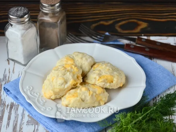 Фото блюда: Куриные котлеты с сыром и зеленью на пару
