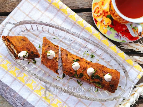 Фото блюда: Морковно-свекольный рулет