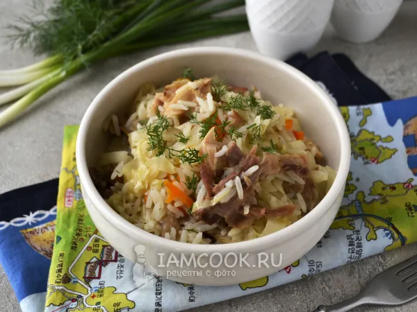 Фото блюда: Ленивые голубцы с тушенкой