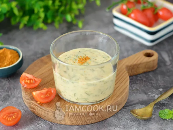 Фото блюда: Соус для шаурмы с ряженкой