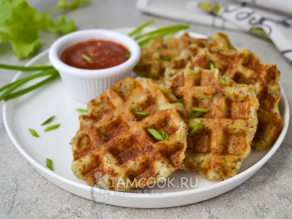 Фото блюда: Постные картофельные вафли