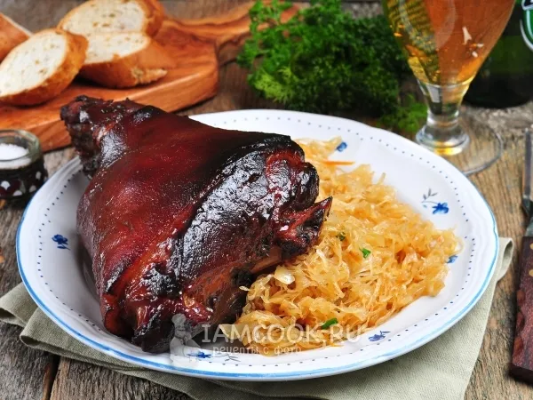 Фото блюда: Печено вепрево колено