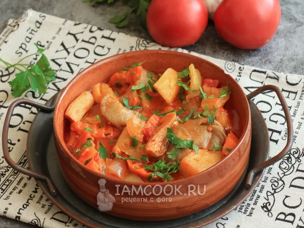 Фото блюда: Рагу с картофелем и грибами