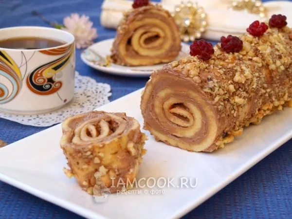 Фото блюда: Рулет бисквитный по ГОСТу