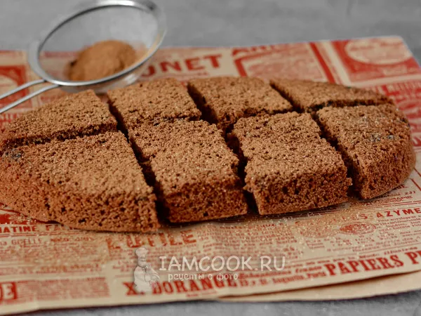 Фото блюда: ПП брауни с яблочным пюре