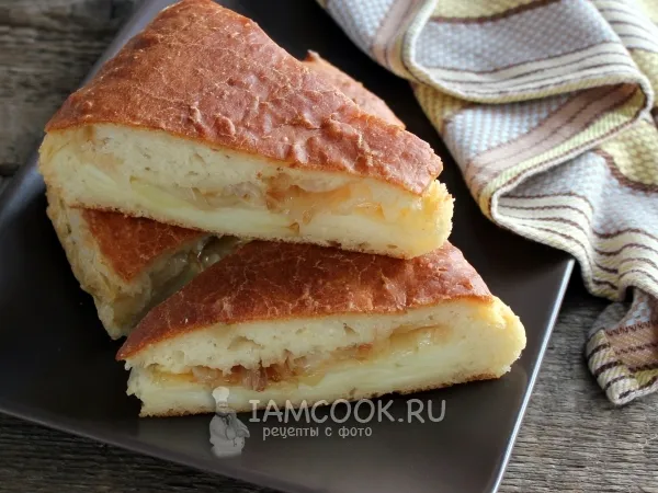 Фото блюда: Постный пирог с картошкой