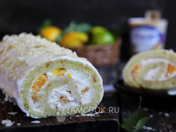 Фото блюда: Апельсиновый рулет