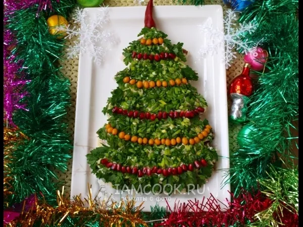 Фото блюда: Салат «Ёлка»