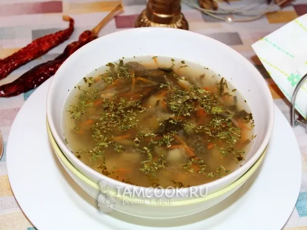 Фото блюда: Суп из морской капусты