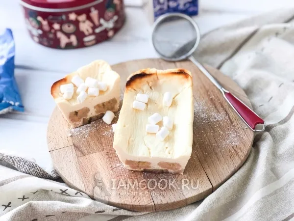 Фото блюда: Йогуртово-банановая запеканка