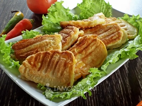 Фото блюда: Бутерброды с сыром и колбасой без хлеба