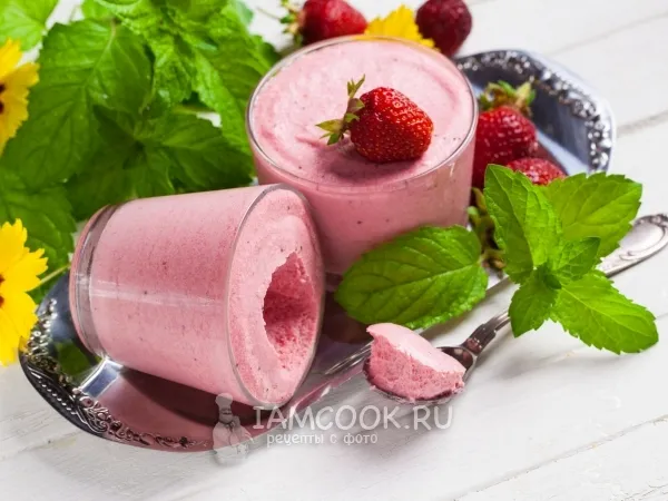 Фото блюда: Клубнично-сливочный крем