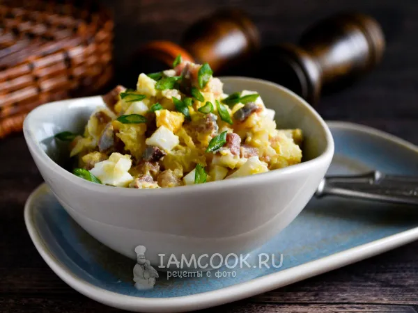 Фото блюда: Салат Скандинавский с селедкой