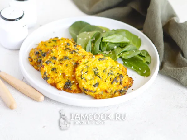 Фото блюда: Лепешки из пшенной каши