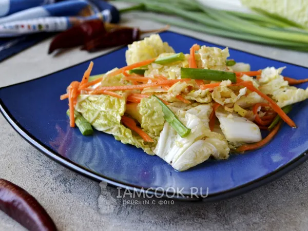 Фото блюда: Маринованная пекинская капуста (быстрого приготовления)