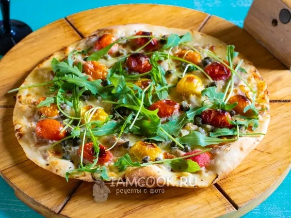 Фото блюда: Пицца с тунцом