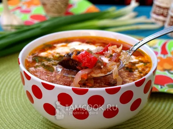 Фото блюда: Борщ с черносливом