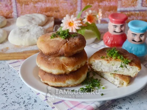 Фото блюда: Беляши с куриным фаршем