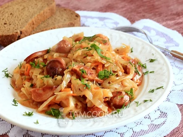 Фото блюда: Бигус с сосисками