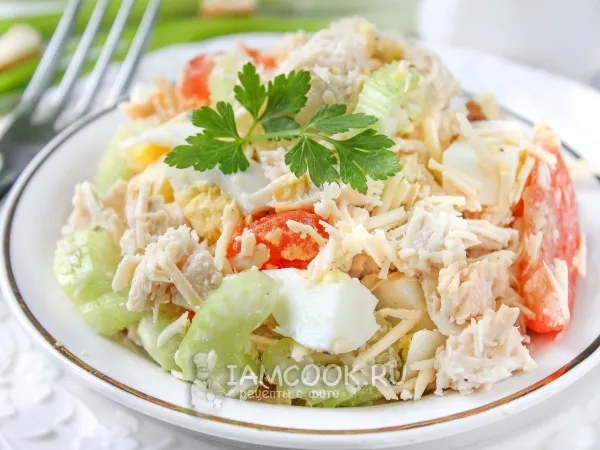 Фото блюда: Салат «Цезарь» по Дюкану