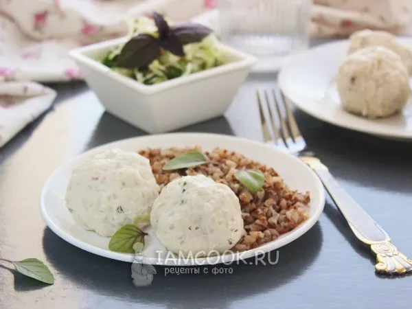 Фото блюда: Куриные тефтели на пару в мультиварке