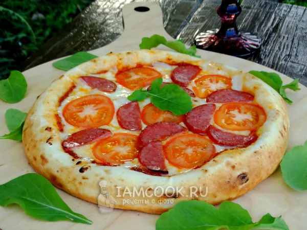 Фото блюда: Пицца на мангале