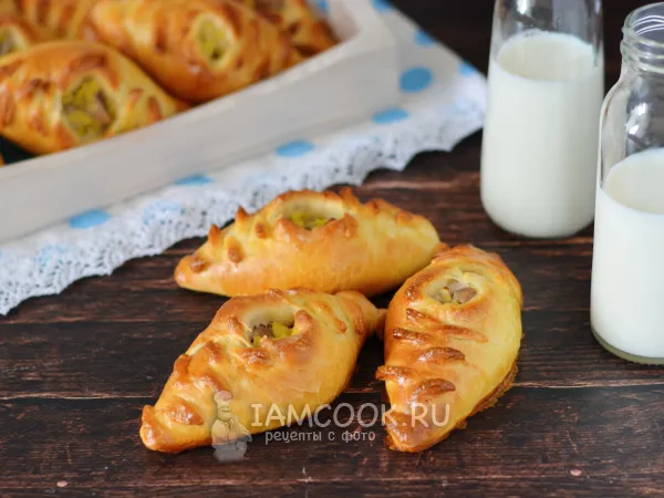 Фото блюда: Расстегай с мясом и картошкой