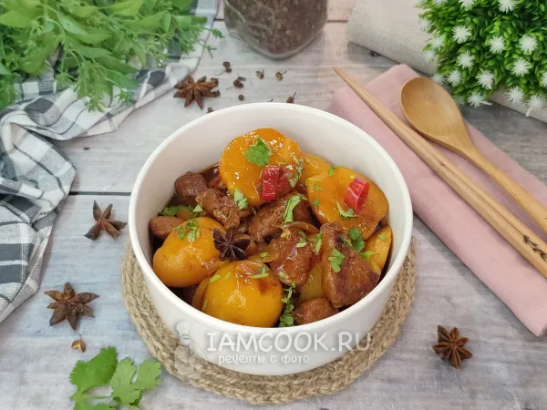 Фото блюда: Картошка с мясом по-китайски