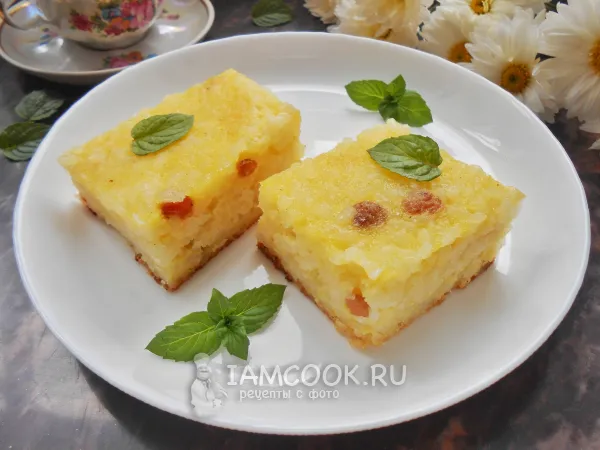 Фото блюда: Рисовый пудинг в мультиварке