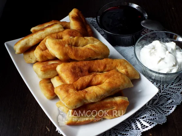 Фото блюда: Пышки-вертушки на кефире