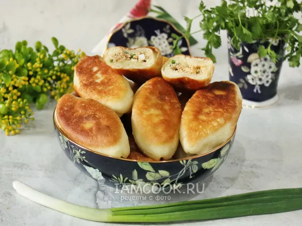 Фото блюда: Пирожки с горбушей (жареные)