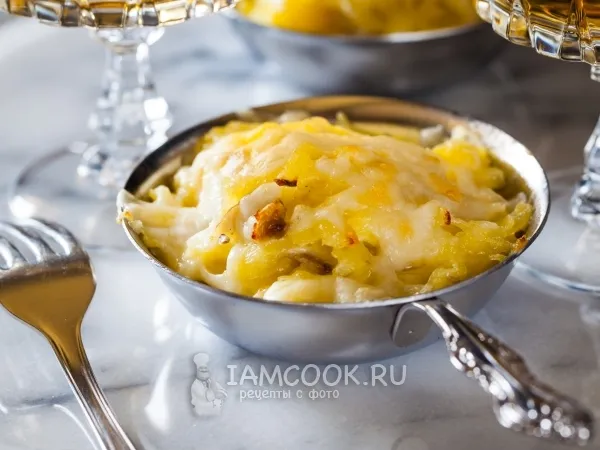 Фото блюда: Жульен с картошкой и грибами