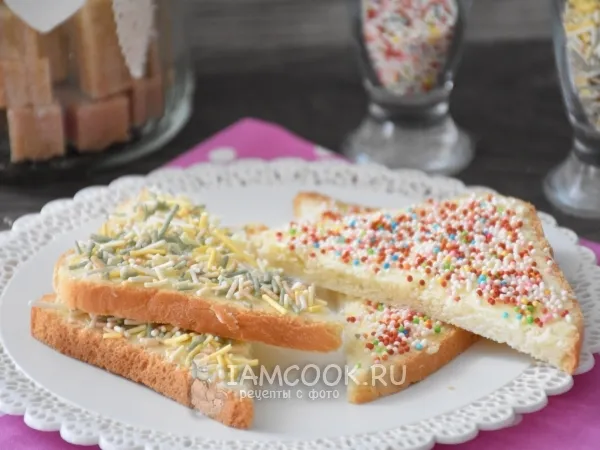 Фото блюда: Эльфийский хлеб (Fairy Bread)
