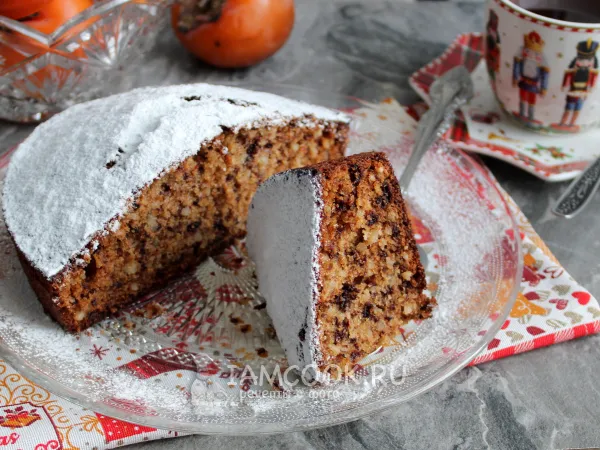 Фото блюда: Кекс с хурмой