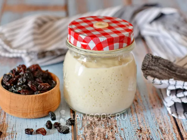 Фото блюда: Закваска из изюма для хлеба