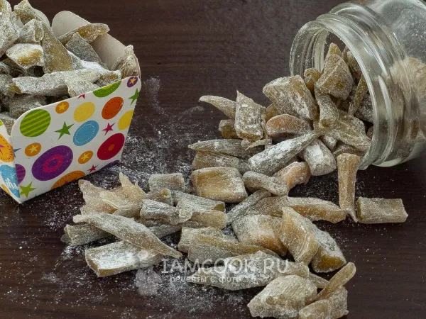 Фото блюда: Цукаты из ревеня