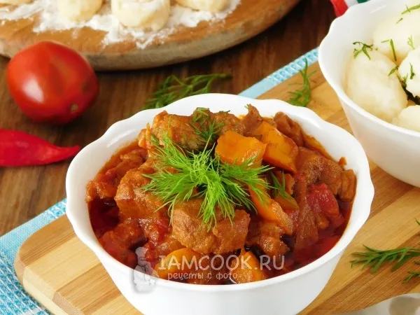 Фото блюда: Пёркёльт из свинины