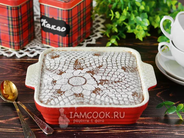 Фото блюда: Творожная запеканка с какао