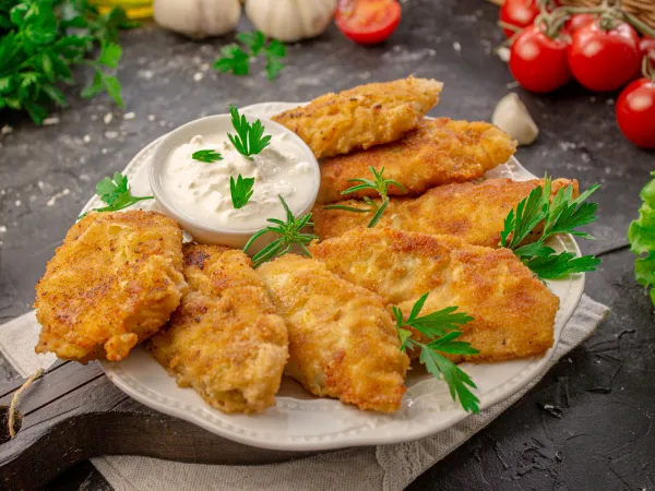 Фото блюда: Чебуреки в капустных листьях