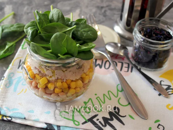 Фото блюда: Салат «Три банки»