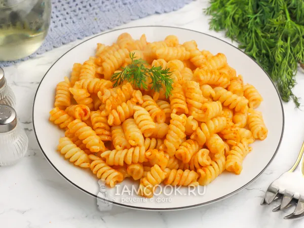 Фото блюда: Макароны с паприкой
