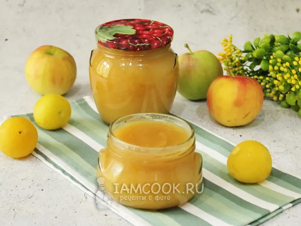 Фото блюда: Джем из желтых слив и яблок