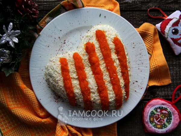 Фото блюда: Салат «Сердце тигра»