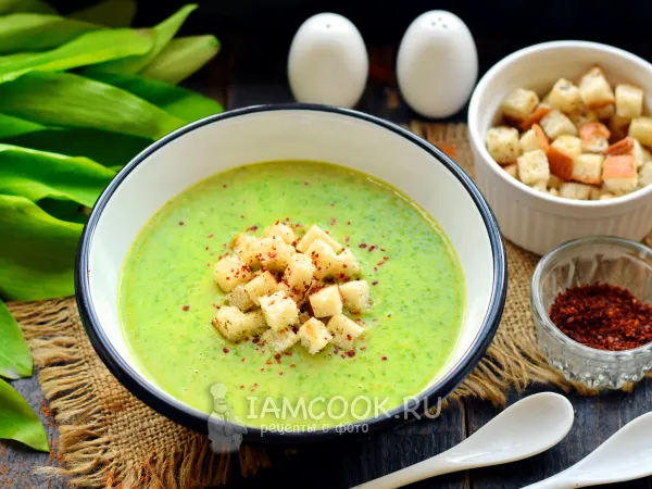 Фото блюда: Суп-пюре из черемши