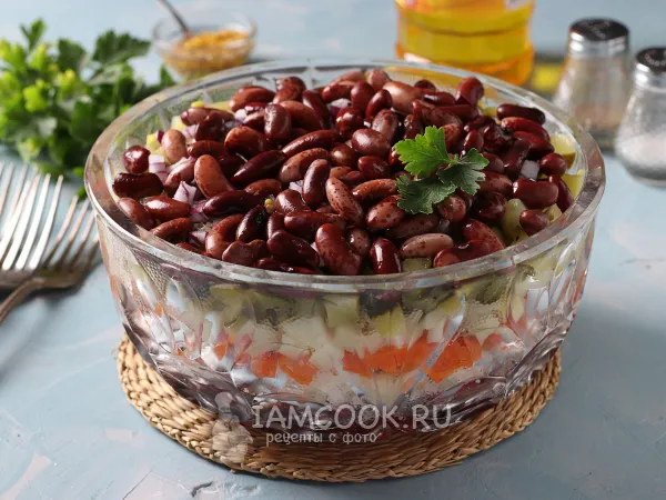 Фото блюда: Винегрет слоями