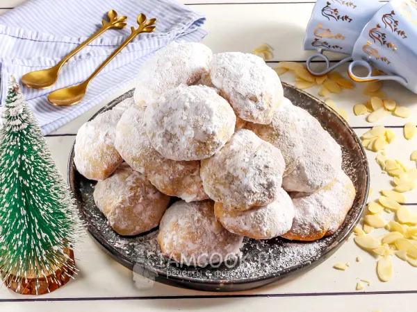 Фото блюда: Курабьедес (греческое печенье)